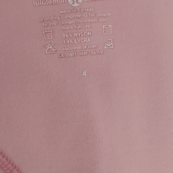 Lululemon Sweater.size small, pink size 4 - Picture 5 of 5